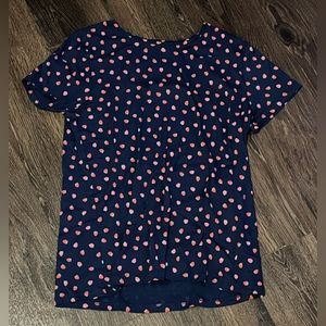 Medium Croft and Barrow strawberry shirt